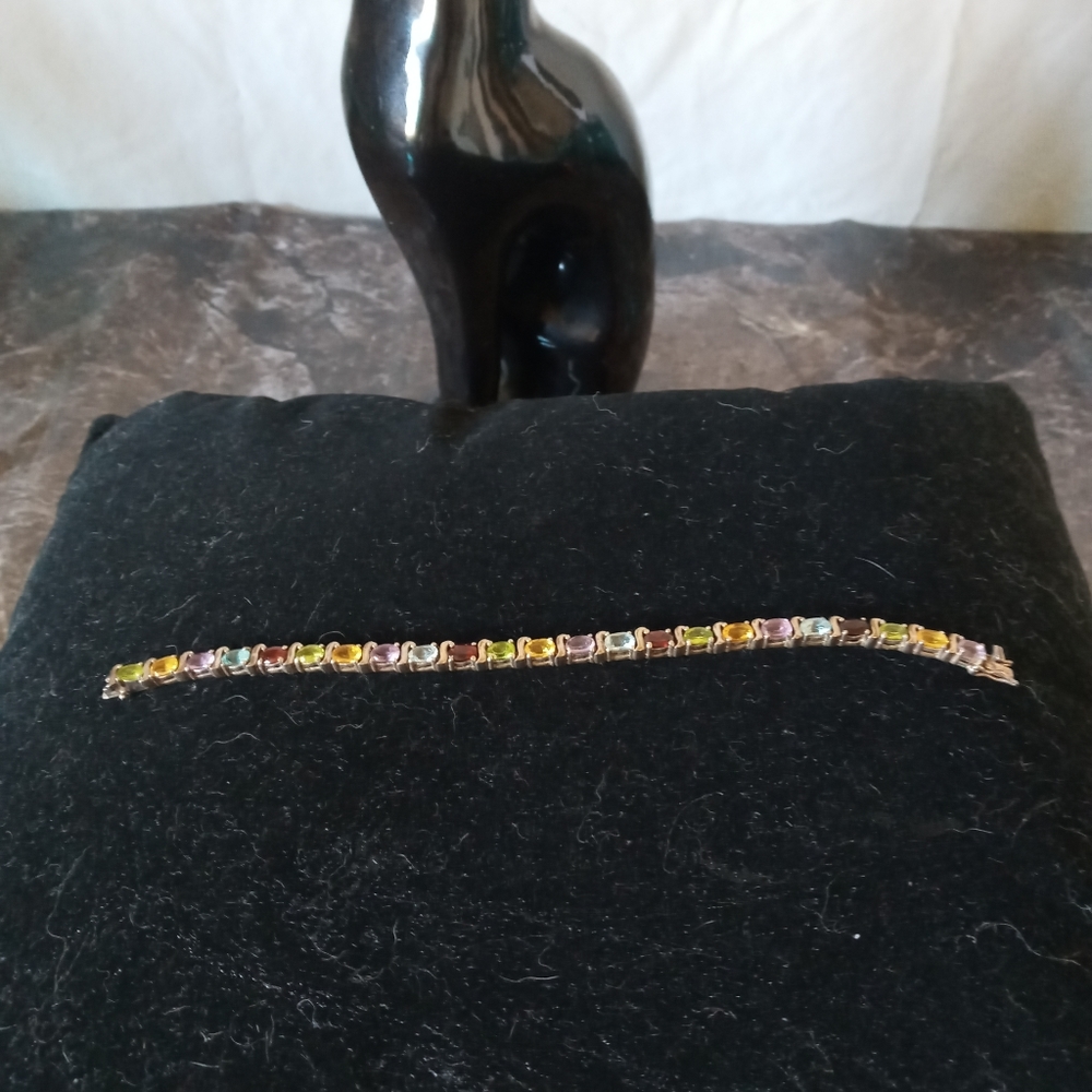 Gold Over Sterling Silver Bracelet